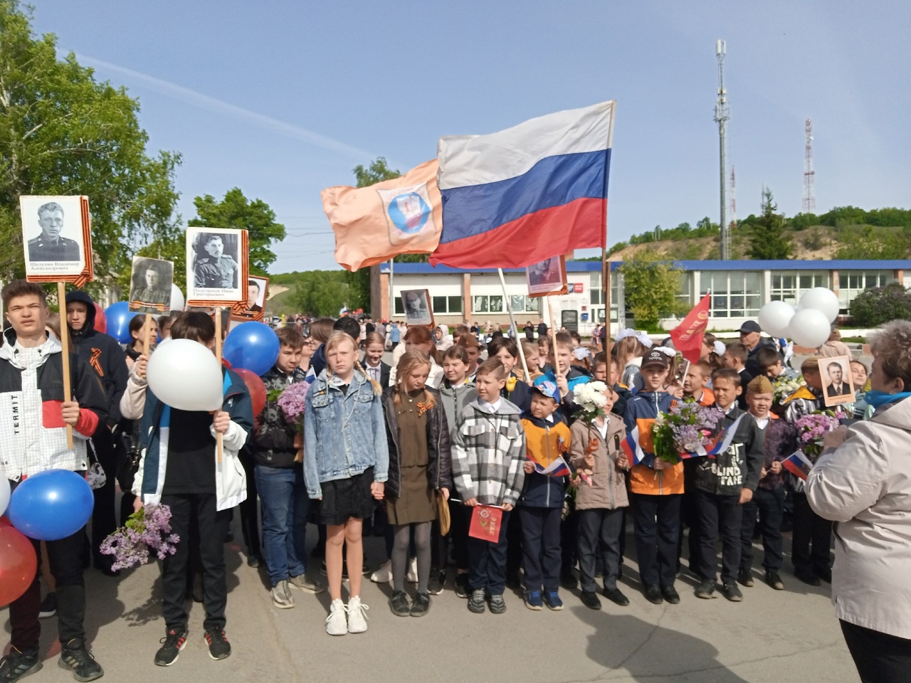 Районный митинг посвященный Дню Победы.